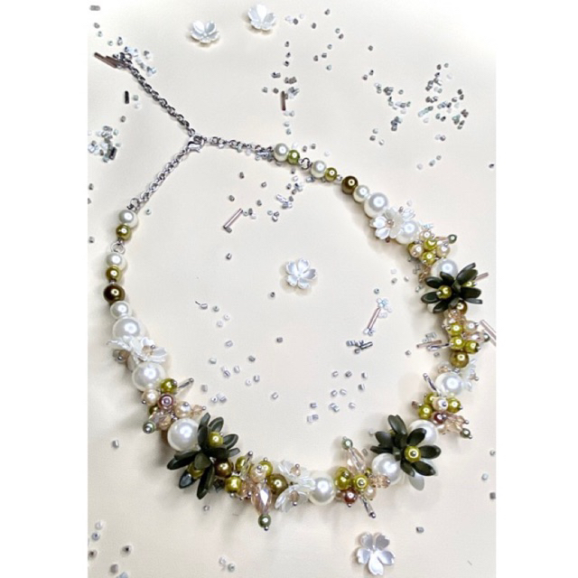 Kalung manik premium by Dy.Ta (Jasmine 002)