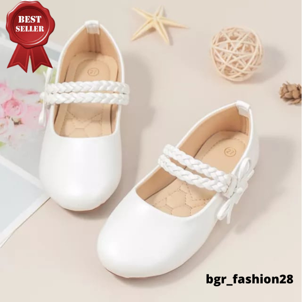 sepatu balet anak perempuan unik / sepatu balet anak perempuan motif kepang / sepatu balet termurah