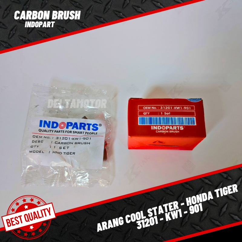 Arang Areng Carbon Brush Cool Kul Stater KW1 Indopart Honda Tiger Megapro