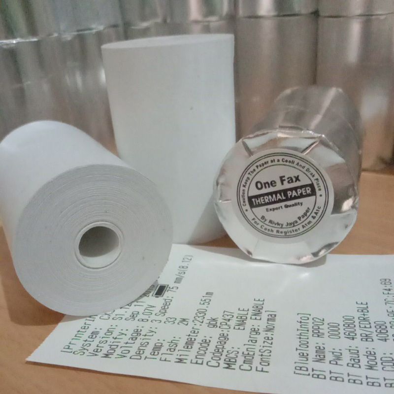 

Kertas Thermal Roll Edc 57 x 40 Struk Kasir roll