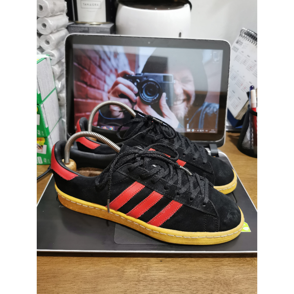 USED - Adidas Campus 80s X Mita Sneakers Black/Red – Original Collaboration