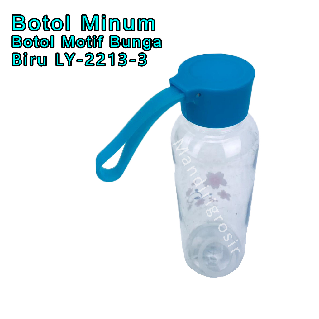 Botol Plastik* Botol Minum* Motif Bunga* 500ml* LY- 2213-3