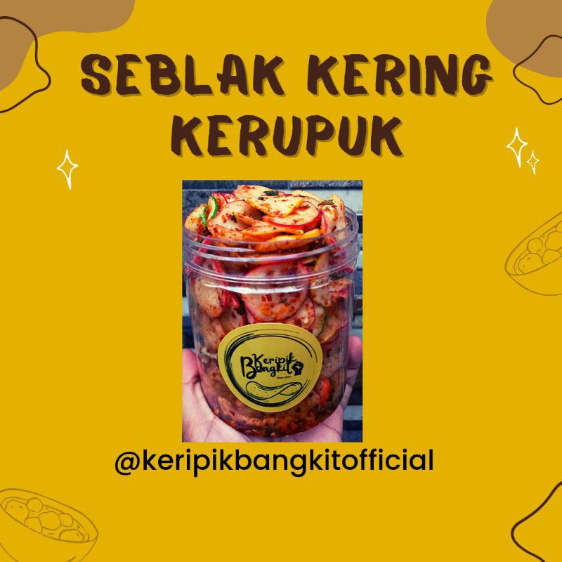 

KERUPUK SEBLAK KERING DAUN JERUK / KEMPLANG TERMURAH