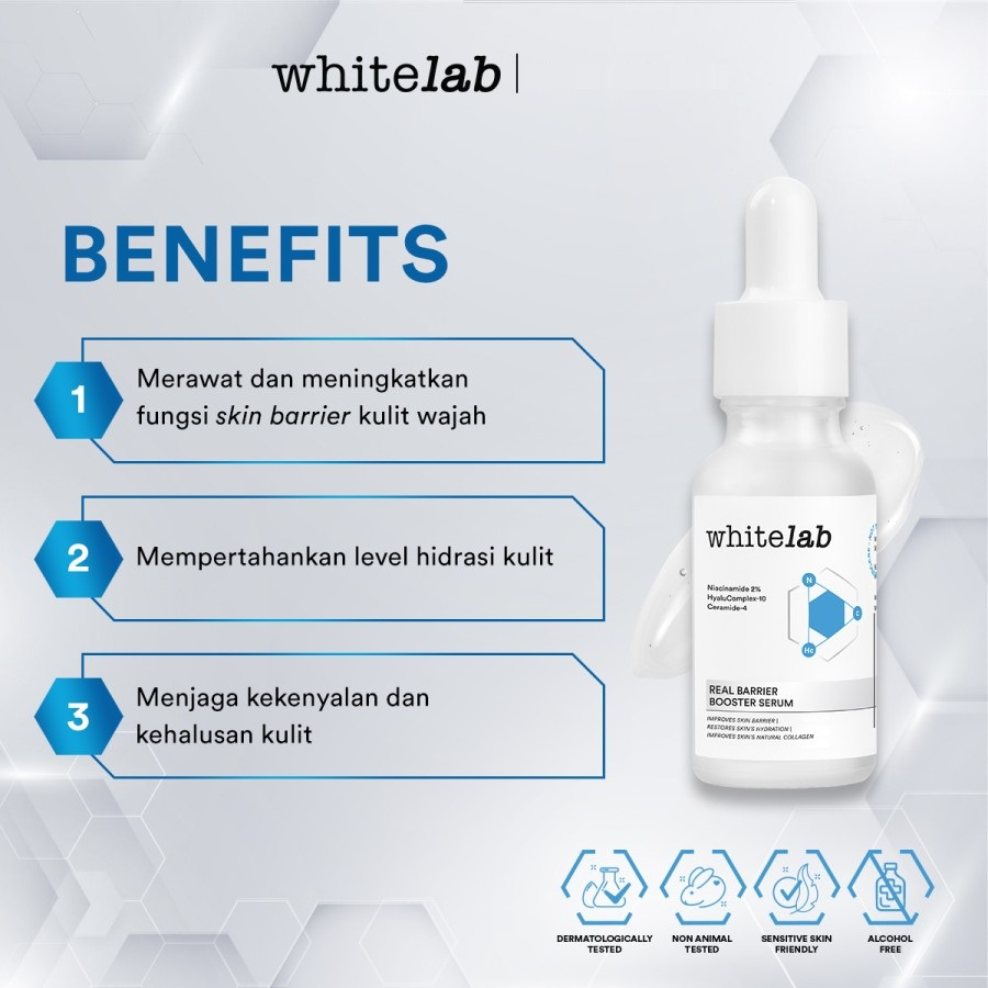 Whitelab Real Barrier Booster Serum - Serum Kulit Kering Skin Barrier