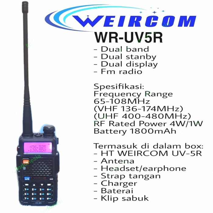 HT WEIRCOM WR UV5R UV-5R UV 5 R