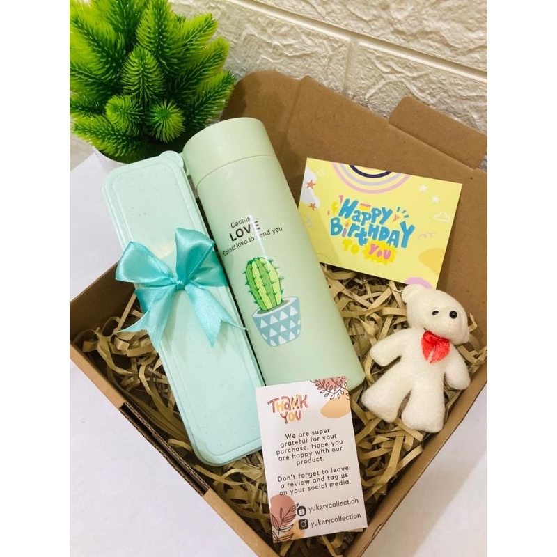 

Hampers Botol Minum Kaktus/ Gift Box Botol Minum/ Hadiah Ulang Tahun / Kado Ulang Tahun/ Kado Anniversary