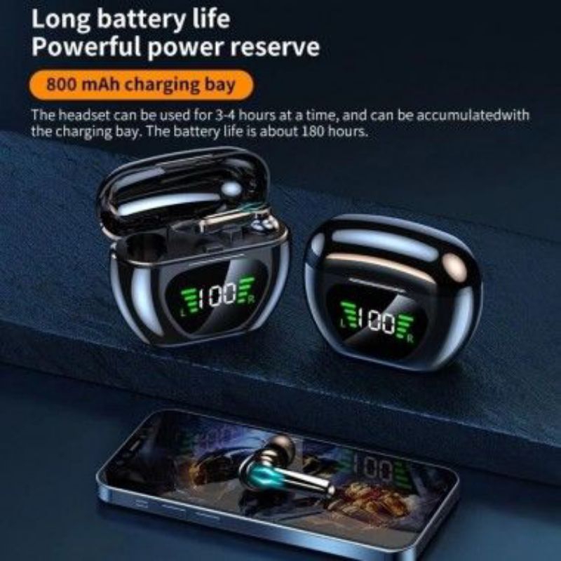 EWAA TWS M29 HEADSET EARPHONE BLUETOOTH GAMING MUSIC EXSTRA BAS WITH POWER BANK WATERPROOF HD VOICE