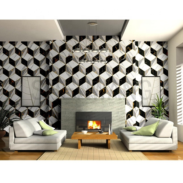 Wallpaper Dinding Kubus 3d 45cm x 10m