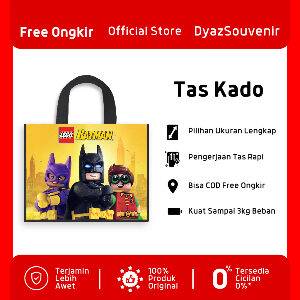

Free Filter Instagram TERLENGKAP TERPERCAYA CUSTOM GOODIE BAG PROMO CUSTOM LEGO BATMAN ULTAH PRINTING TAS ULTAH SEKOLAH