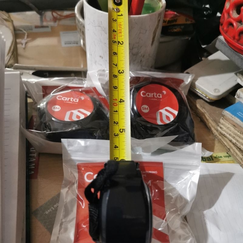 

Meteran merk carta panjang 5meter