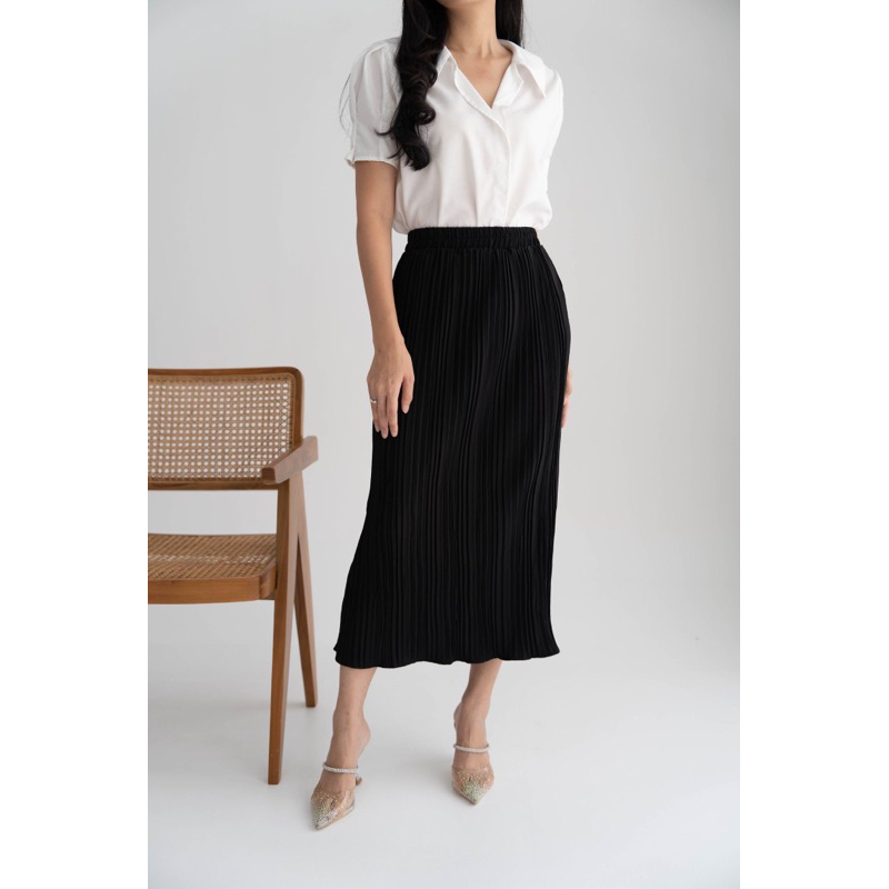 IWEARGRACIE - CLAIRE PLEATS SKIRT / ROK WANITA