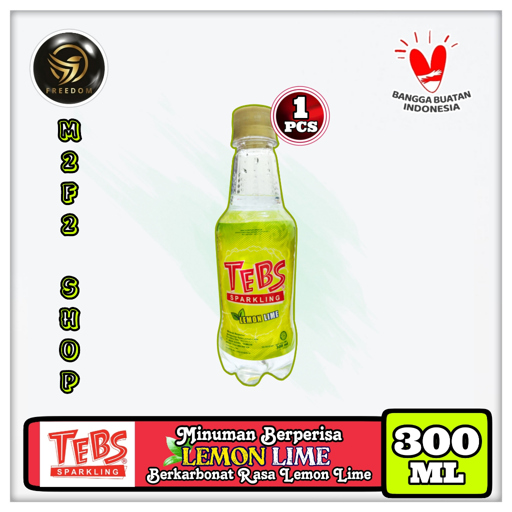 

TEBS Sparkling Soda Lemon Lime Botol Pet - 300 ml (Kemasan Satuan)