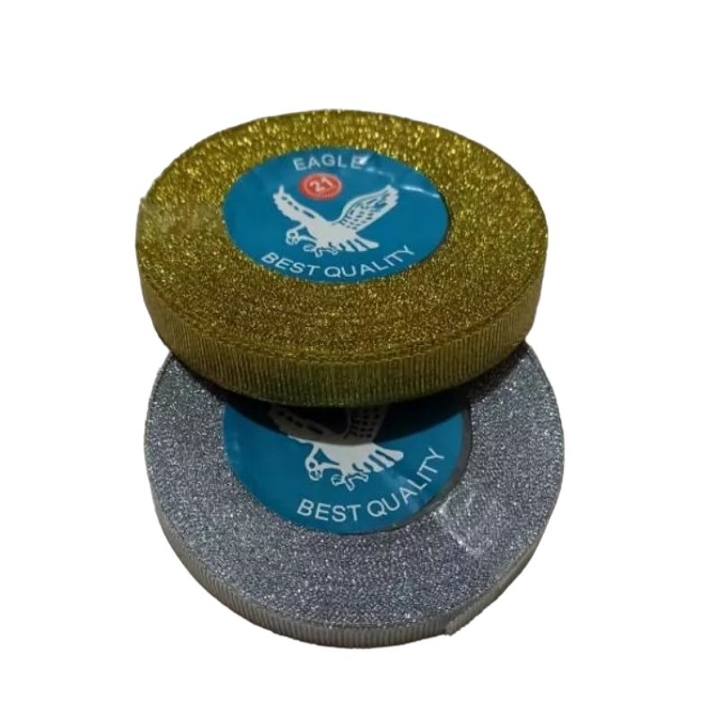 

Pita kain glitter metalik 1/2 inchi 12mm