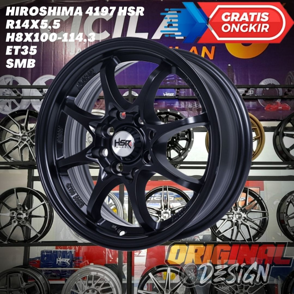 Velg Mobil Ring 14 CE28 R14 Baut 4 Black Avanza , Evalia , Kijang , Colt