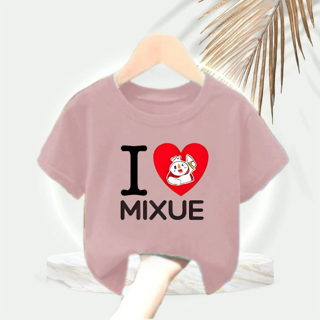 Kaos Vistaterry Baju Anak-anak Love Miksu