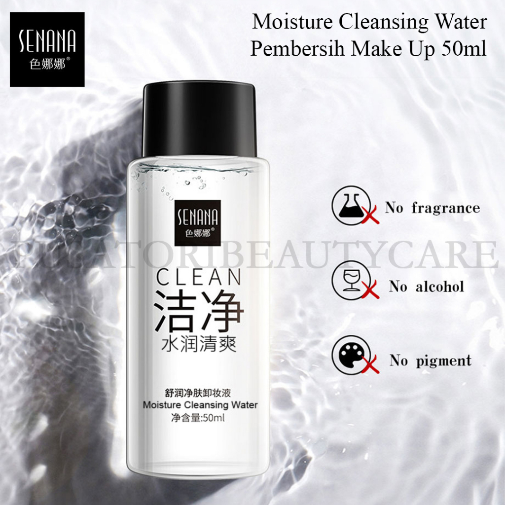 SENANA Moisture Cleansing Water Pembersih Make Up 50ml