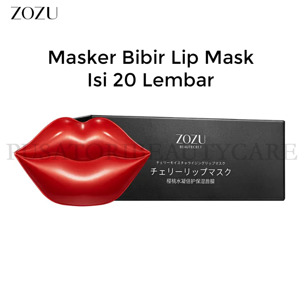 ZOZU Masker Bibir Lip Mask Isi 20 Lembar