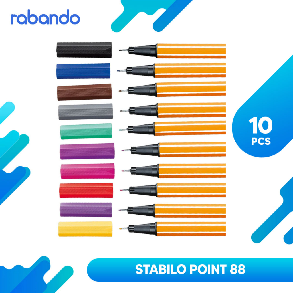 

STABILO Set 10 Warna - Point 88 Termurah