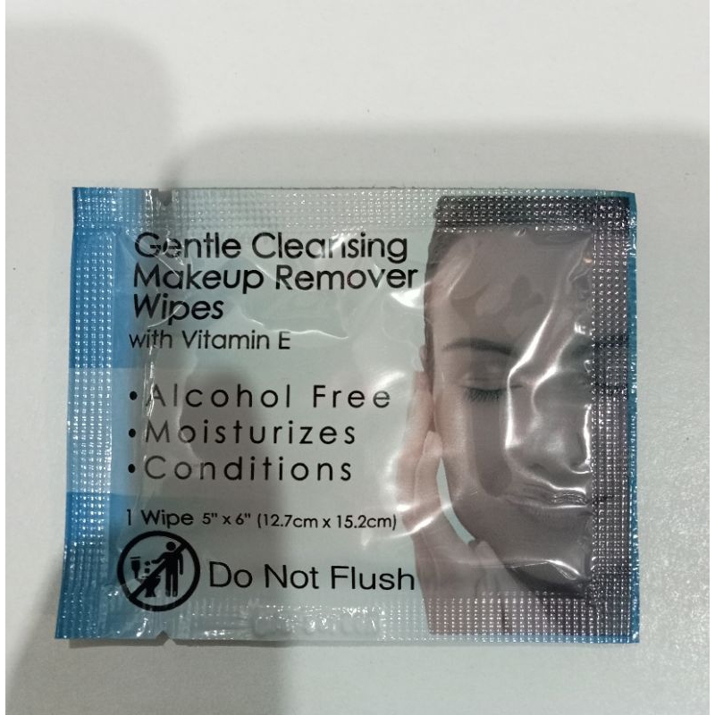 GENTLE CLEANSING MAKEUP REMOVER WIPES WITH VITAMIN E