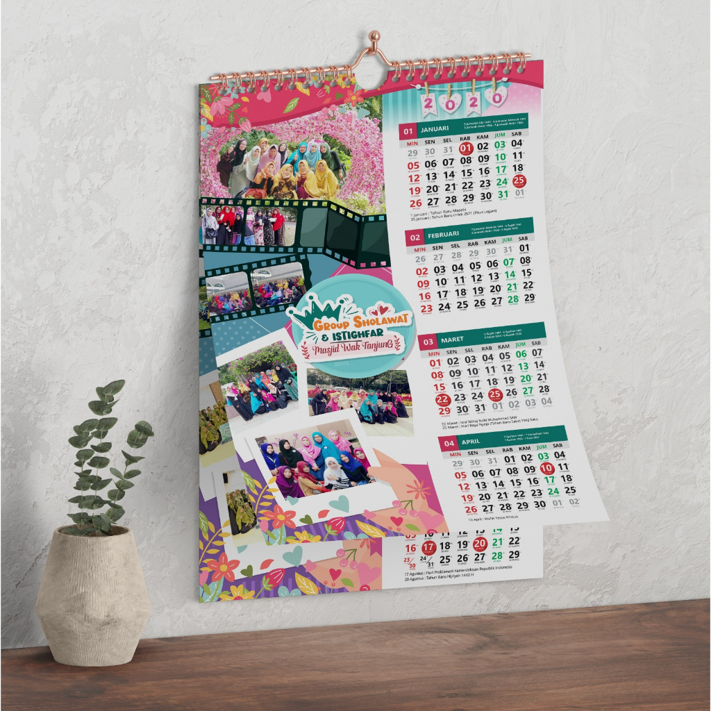 

CETAK KALENDER DINDING UKURAN 44x64 CM, 4 LEMBAR [SPIRAL]