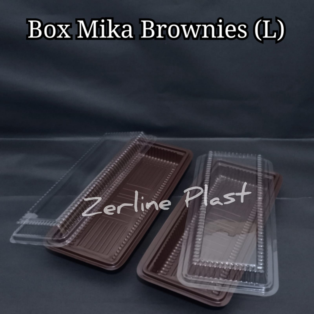 Mika BROWNIES (S, M, L) - Mika Tray Brownies @50pcs