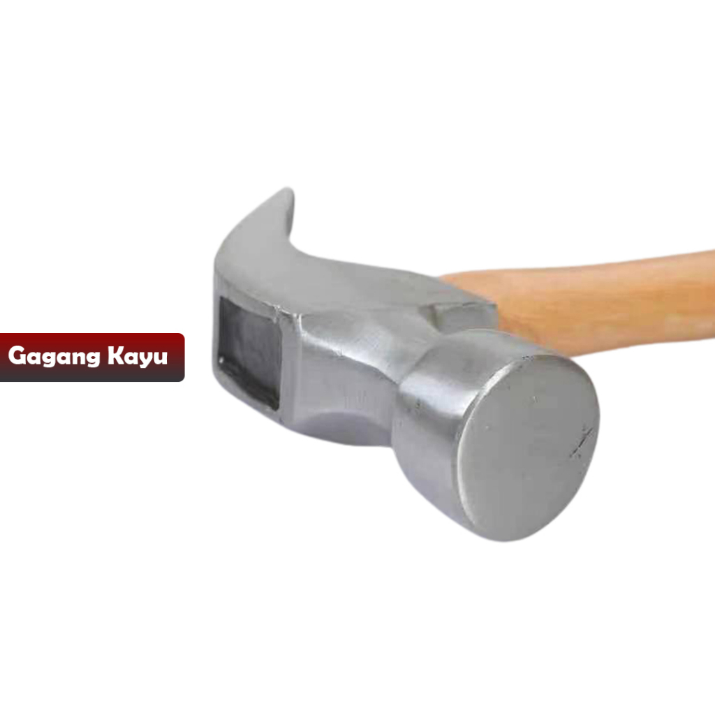 Palu Kambing Gagang KAYU 8oz / 16oz Claw Hammer