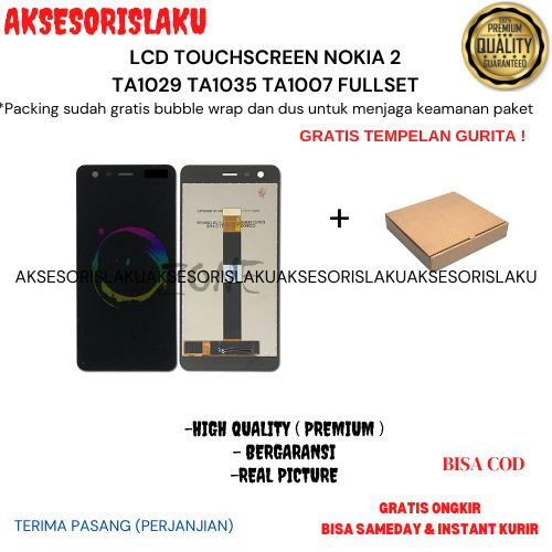 LCD TOUCHSCREEN NOKIA 2 TA1029 TA1035 TA1007 FULLSET