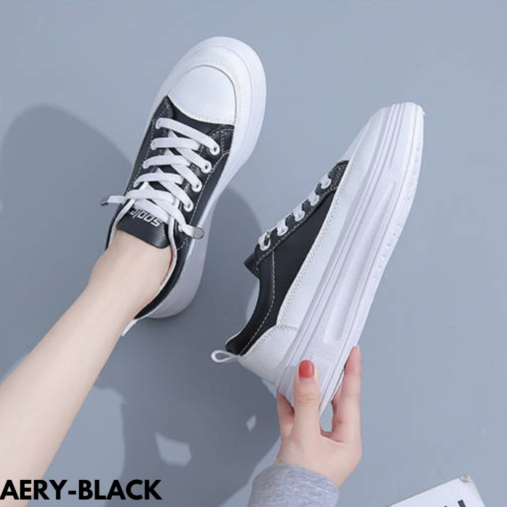 FINDME 36-40 AERY SEPATU WANITA PRAKTIS KEKINIAN TERBARU NYAMAN PU IMPORT