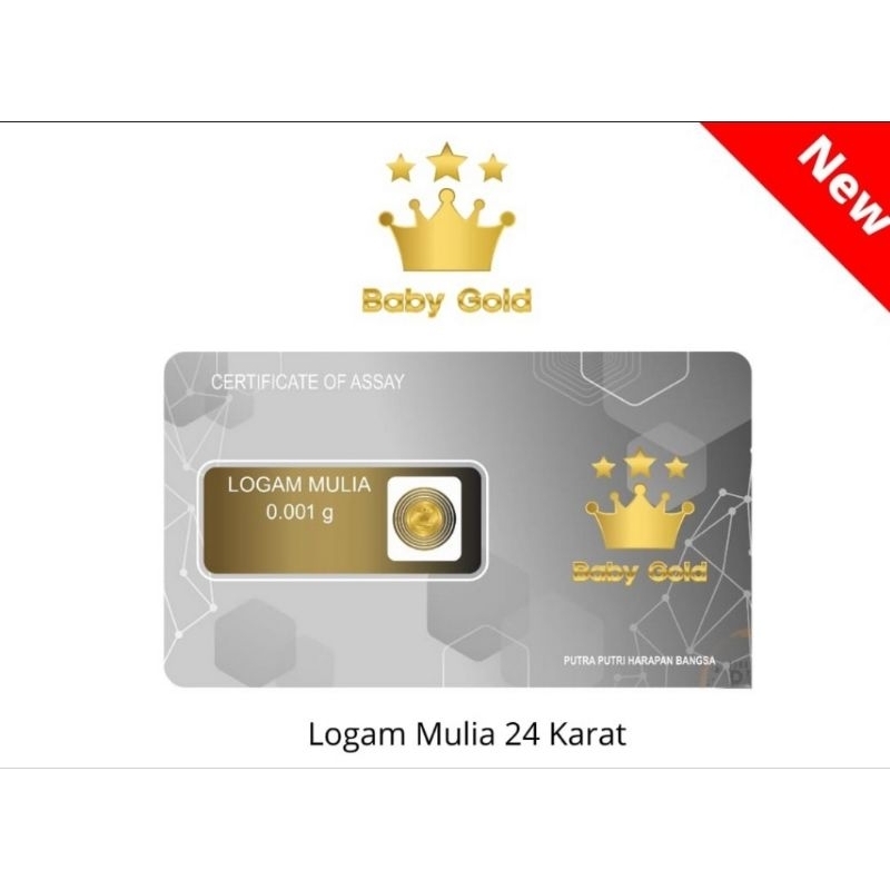 GRATIS !! BABY GOLD EMAS MULIA 24 KARAT