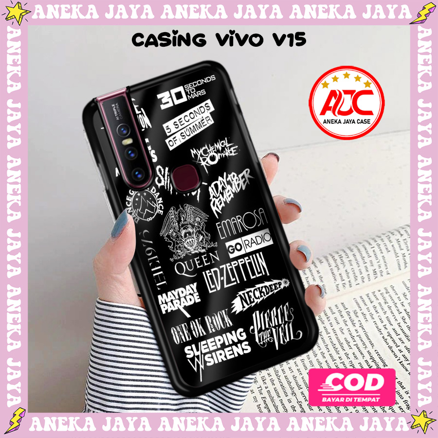Casing Hp Vivo v15 Case Vivo v15 Motif BAND03 Casing Vivo Terbaru Case Karakter Lucu Casing Lucu Cas