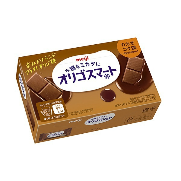 Coklat Meiji Oligo Smart Series Deep Milk Chocolate 65 Gram