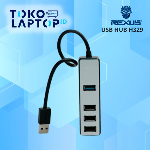 Rexus 329 / H329 USB HUB 3.0 4 Port Garansi Resmi