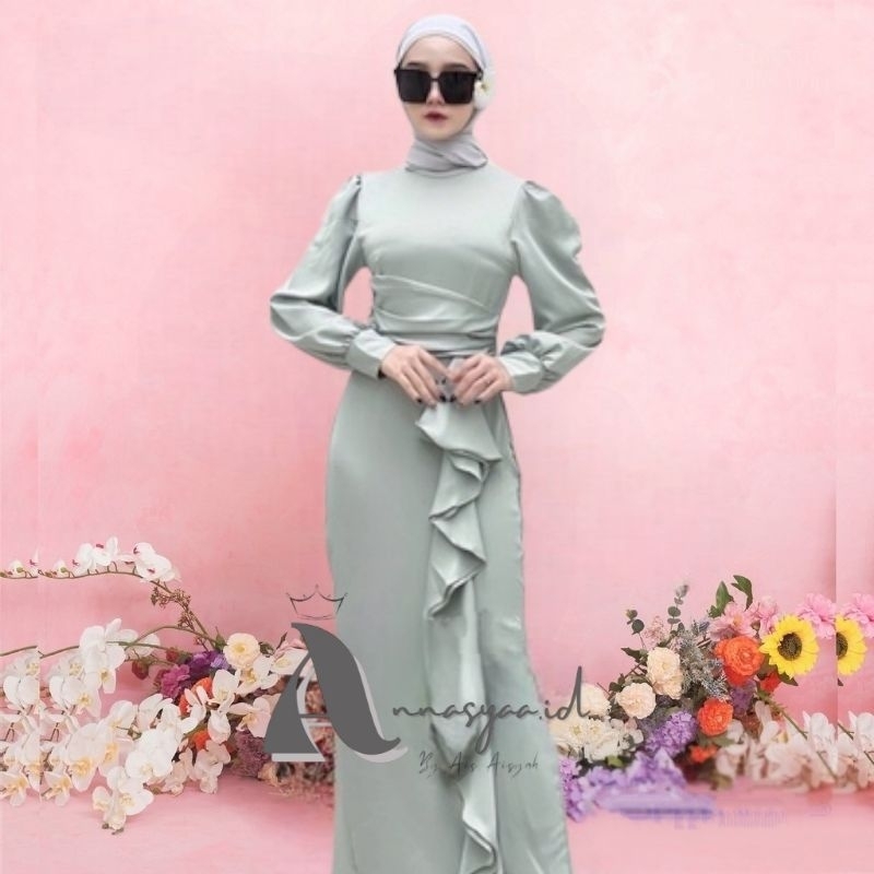 Annasyaa.id Dress Elma Dress Couple Ibu Anak Dress Wisuda Dress Lebaran Dress kondangan Dress Pesta 