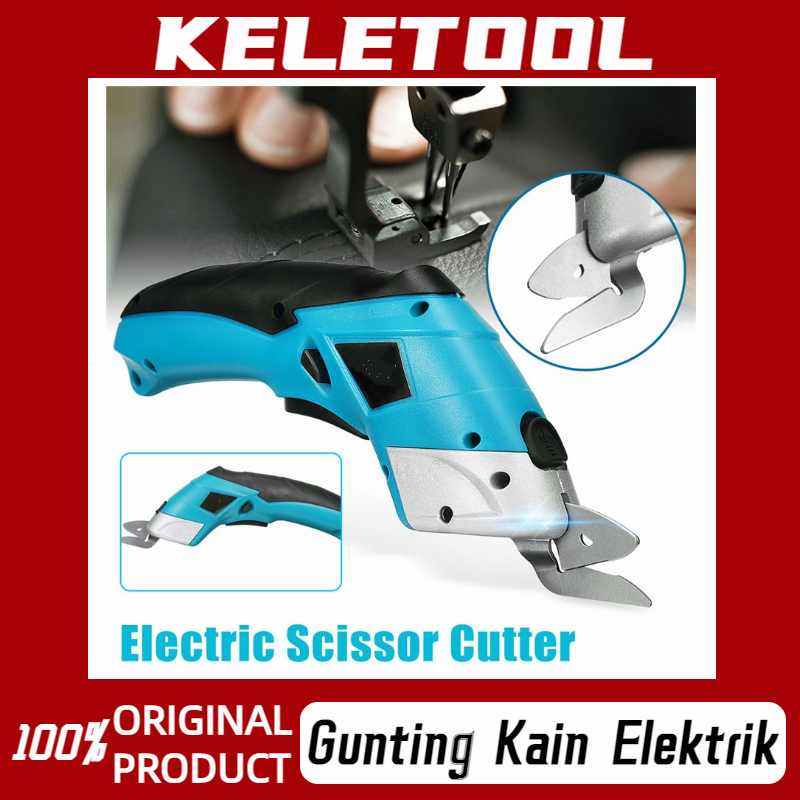 Keletool Gunting Kain Elektrik STOK LOKAL Gunting Listrik Serbaguna Pemotong Gunting Listrik Alat Ge