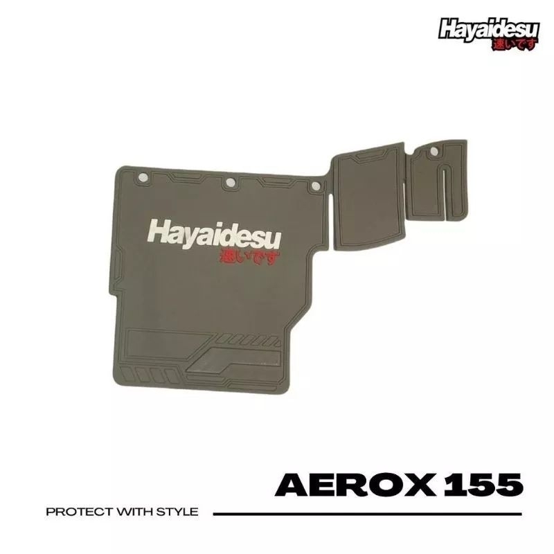 hayaidesu mudflap penahan lumpur aerox 155 original hayaidesu