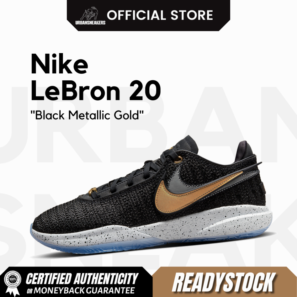Nike LeBron 20 Black Metallic Gold | DJ5423 003