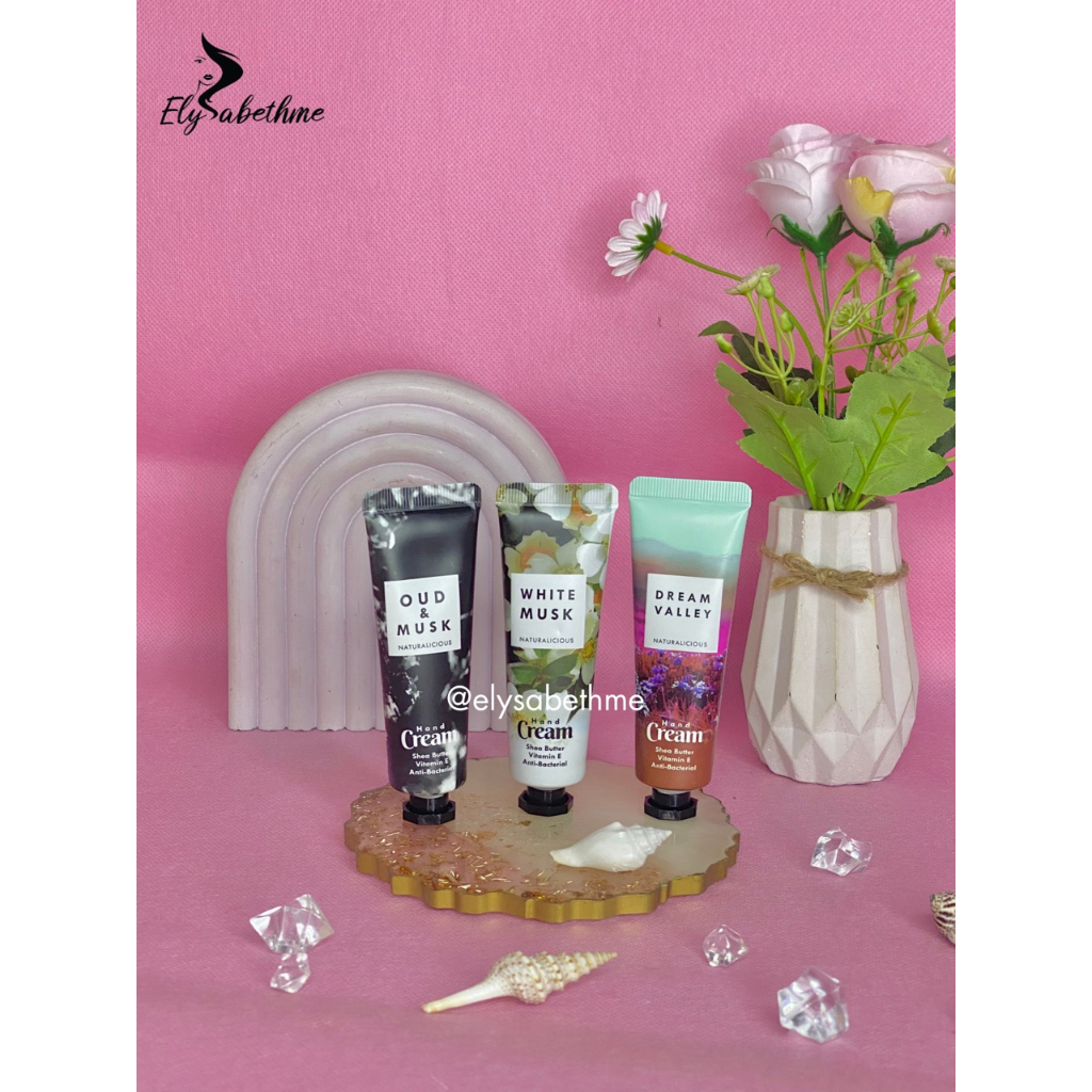 ✿ELYSABETHME✿ ESENSES AULIA Naturalicious Hand Cream ( With Shea Butter and Vitamin E Anti Bacterial )