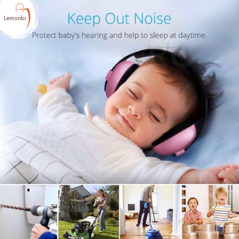 LEMONZCAA- Peredam Kebisingan Telinga Anak - Earmuffs Children Baby Protection Ear Muff Noise Reduction