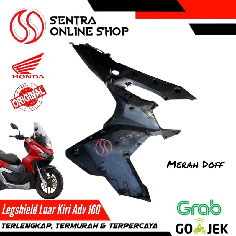 Cover L fr legshield sayap luar kiri adv 160 merah doff dop original