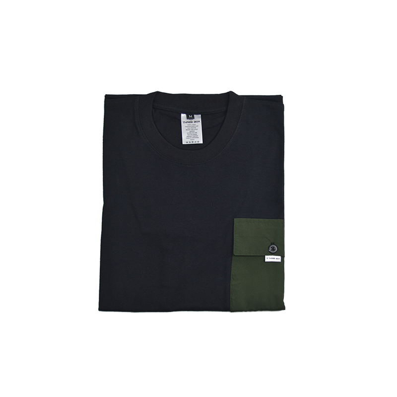Kaos Oversize T shirt Pocket Outdoor Pria Wanita Katun Combed 24s PREMIUM - THREE BOX TSP001
