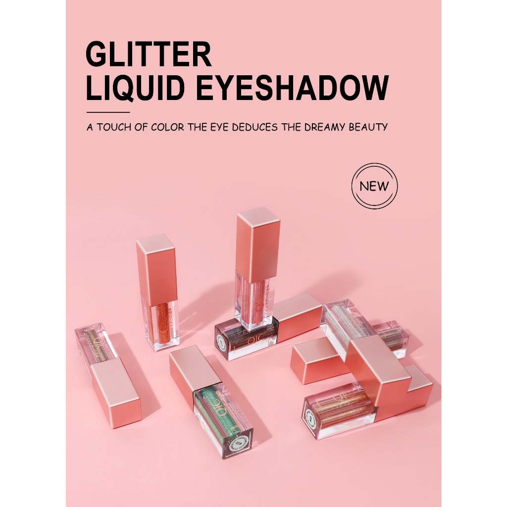 （COD）Sequin eye shadow liquid matte waterproof girl broken diamond eye shadow liquid eyeshadow eyeshadow focallure eyeshadow pallete eyeshadow murah