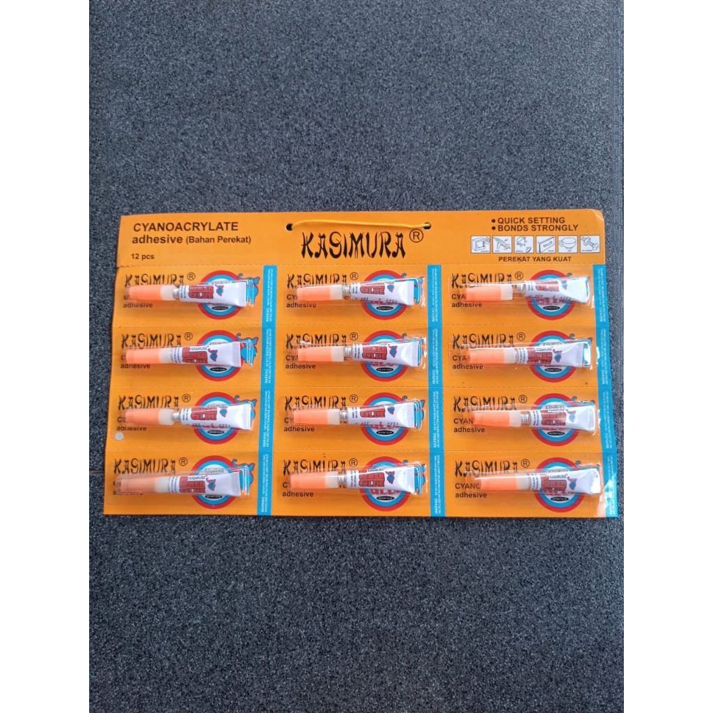 LEM POWER MEREK KASIMURA LEMBARAN 1 LEMBAR ISI 12 PCS