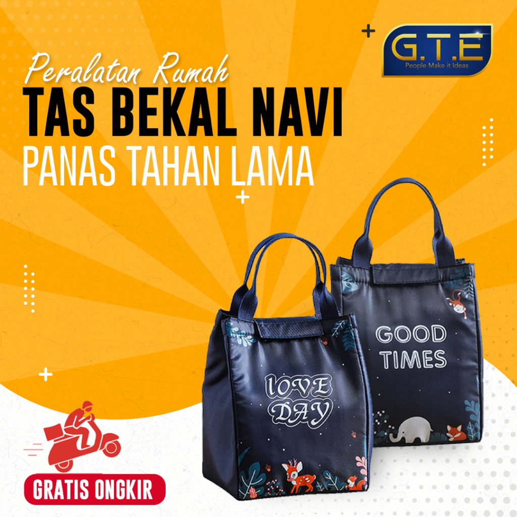 TAS BEKAL | LUNCH BAG | TAS BEKAL SERBAGUNA |THERMAL BAG | TAS BEKAL MENJAGA SUHU TEMPERATUR | COOLER BAG 4