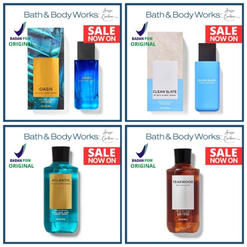 Bath and Body Works Ocean / Teakwood / Marble/ Graphite/ Noir/ Forest MEN SERIES