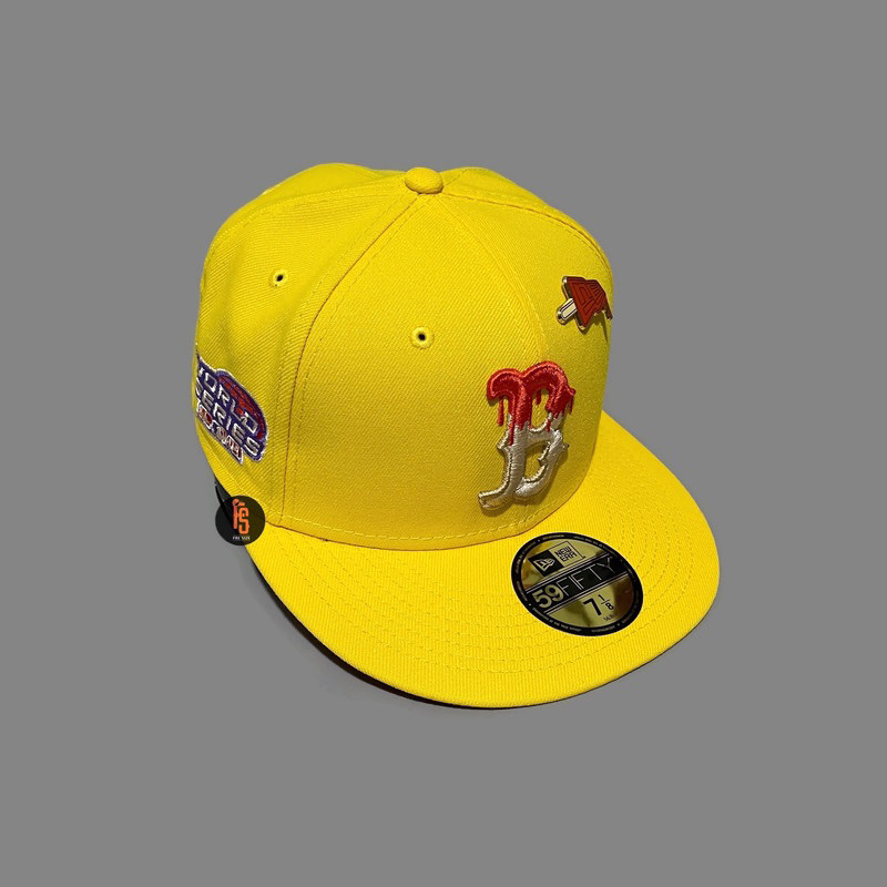 TOPI NEW ERA ORIGINAL 5950 ICYPOP BOSTON RED SOX YELLOW RED