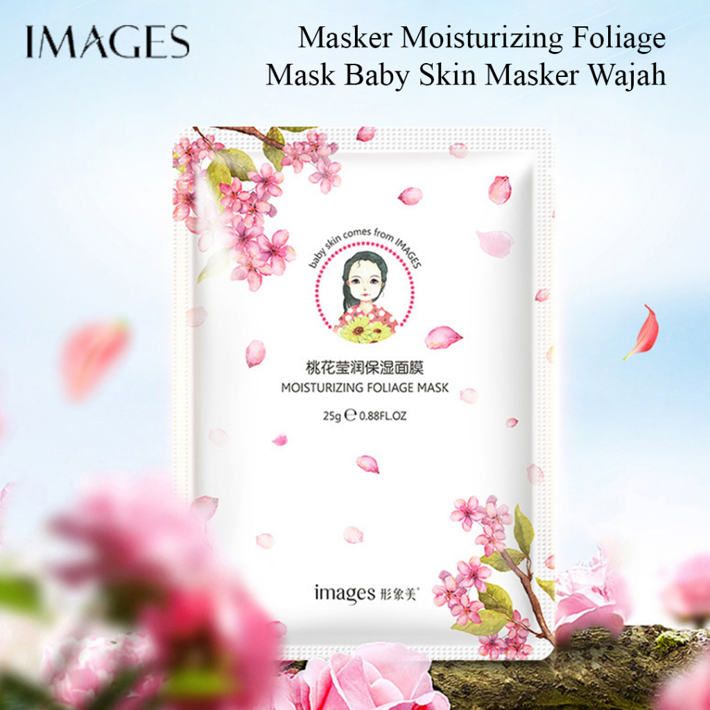 IMAGES Masker Moisturizing Foliage Mask Baby Skin Masker Wajah