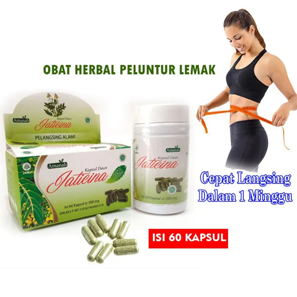 DBEST - Kapsul Daun Jati Cina Pelangsing Tubuh Alami Penyusut Lemak