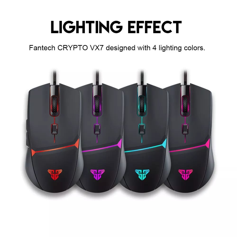 C_  Fantech VX7 Crypto RGB Macro Gaming Mouse