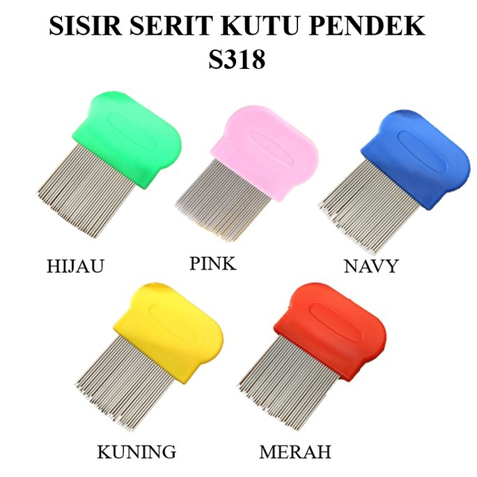 [DEASHOP] [TERBARU+TERMURAH] SISIR BEBAS KUTU / KETOMBE - SERIT KUTU - SISIR KUTU TANPA GAGANG