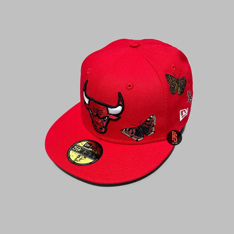 TOPI NEW ERA ORIGINAL 5950 FELT CHICAGO BULLS RED